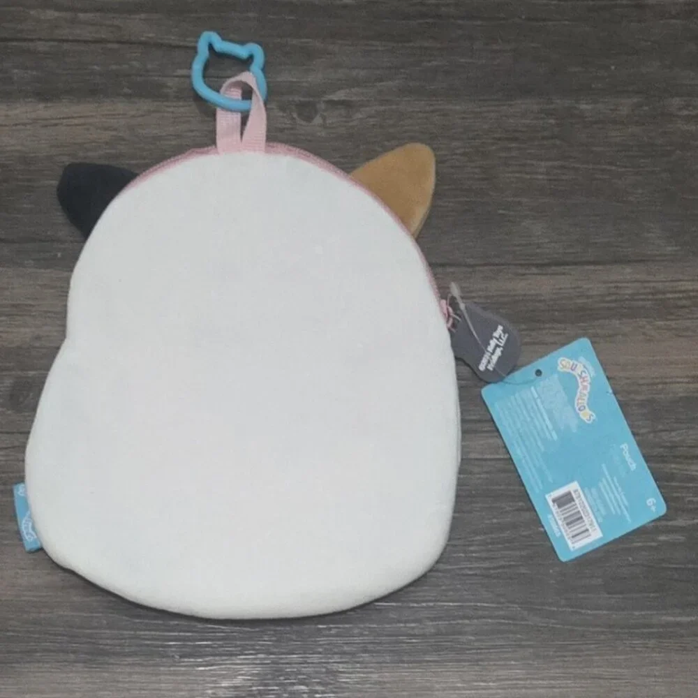 Squishmallows Cam The Cat Soft Plush School Supplies Easter Basket Baubles Pouch